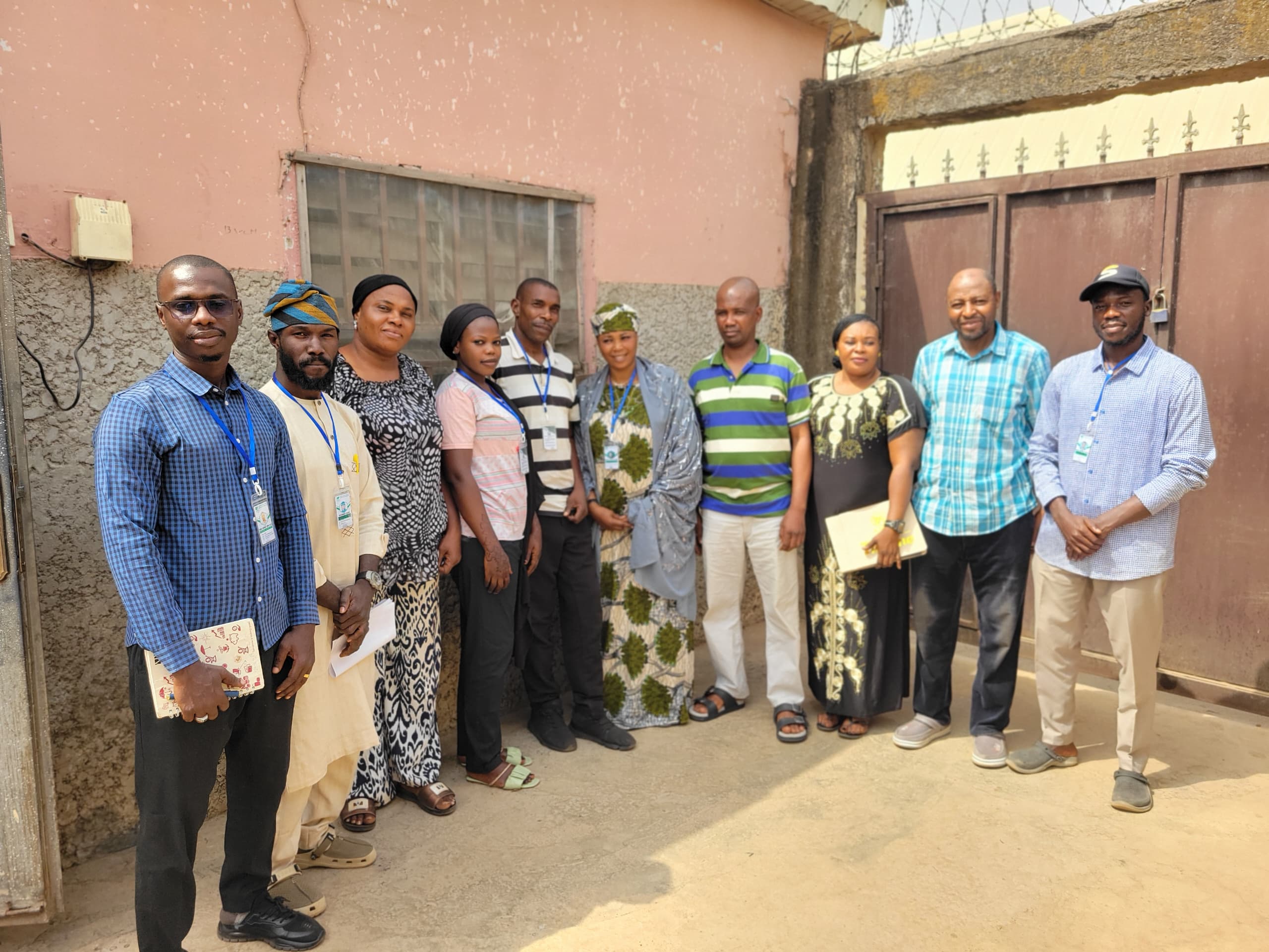 CHYCF facilitators and participants at the Women for SMEs community field visit