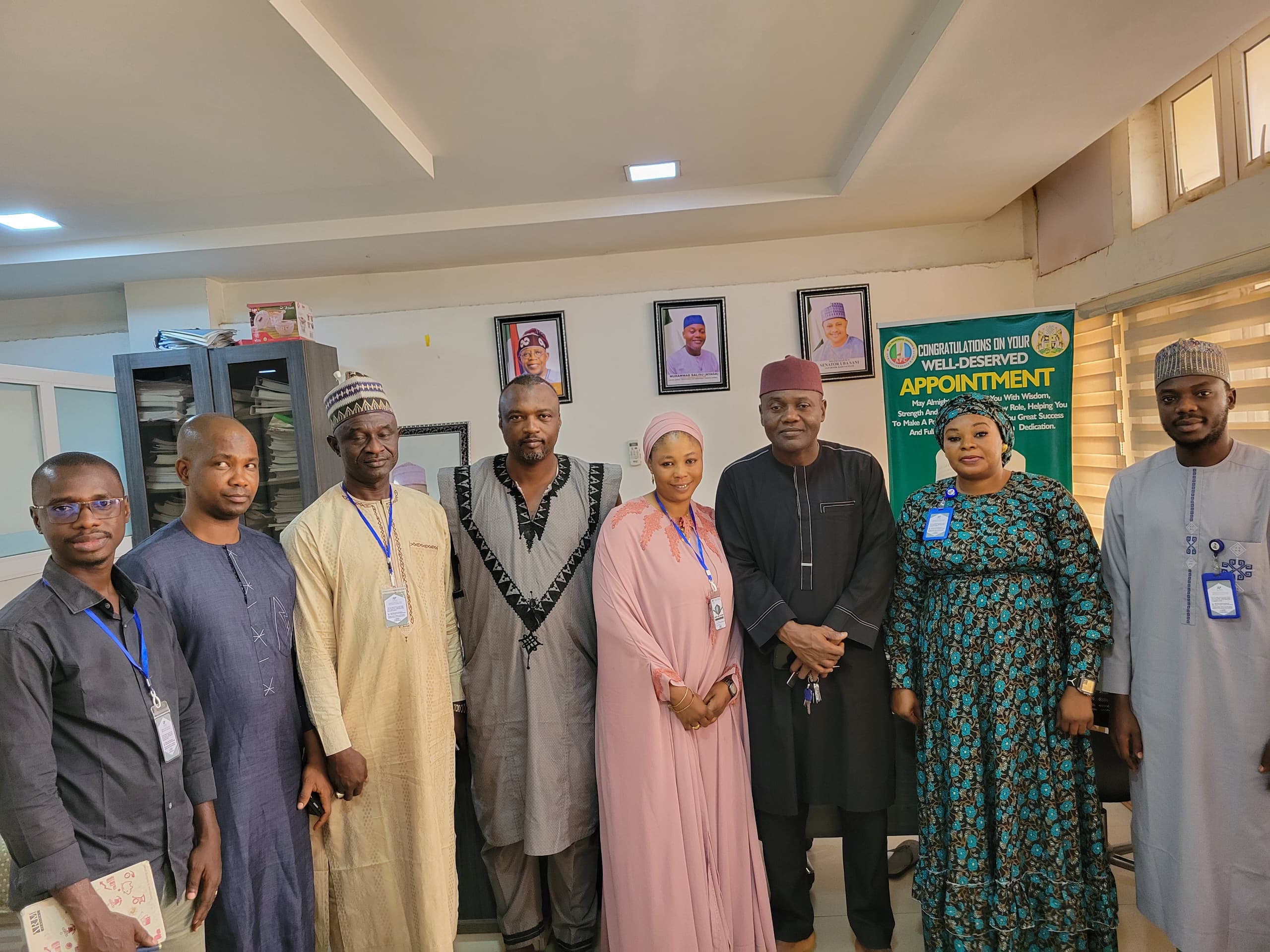 CHYCF delegation in discussion with Kaduna Ministry officials during advocacy visit